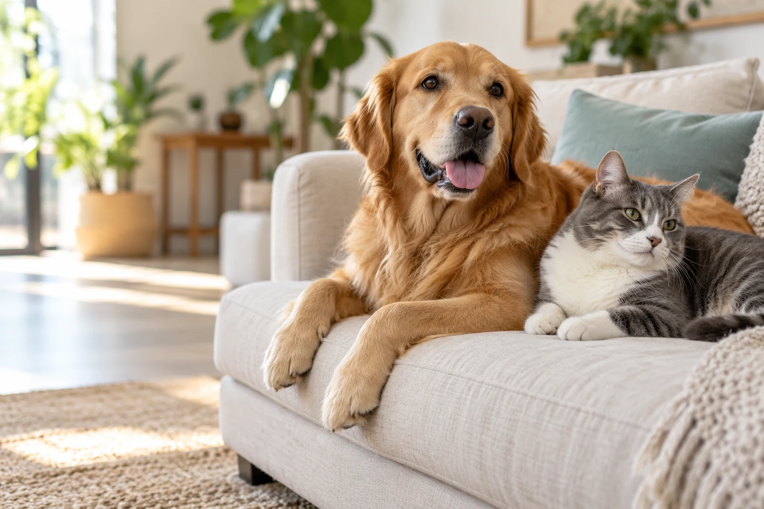 Cachorro e gato, cuidado com os pets